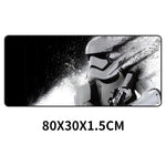 80x30cm Star Wars Gaming Mouse Pad XXL Computer Mousepad Large XL Rubber Desk Keyboard Mouse Pad Mat Gamer for Call of Duty 3