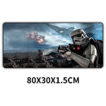 80x30cm Star Wars Gaming Mouse Pad XXL Computer Mousepad Large XL Rubber Desk Keyboard Mouse Pad Mat Gamer for Call of Duty 3