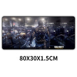 80x30cm Star Wars Gaming Mouse Pad XXL Computer Mousepad Large XL Rubber Desk Keyboard Mouse Pad Mat Gamer for Call of Duty 3