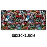 80x30cm Star Wars Gaming Mouse Pad XXL Computer Mousepad Large XL Rubber Desk Keyboard Mouse Pad Mat Gamer for Call of Duty 3