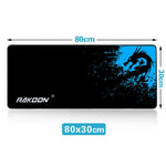 Rakoon Gaming Mouse Pad Computer Gamer Mousepad Large Game Rubber No-slip Mouse Mat Anime Big Mause Pad for PC Laptop