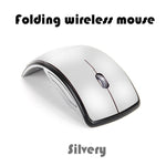2019 New fashion 2.4G Wireless Mouse Foldable Computer Mouse Mini Travel Notebook Mute Mouse USB Receiver for Laptop PC