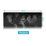 Gaming Mouse Pad Large Mouse Pad Gamer Big Mouse Mat Computer Mousepad Rubber World Map Mause Pad Game Keyboard Desk Mat