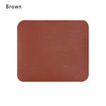 Fashion Anti-slip Mouse Pad Leather Gaming Office Mouse Mat Desk Cushion Comfortable For Laptop PC MacBook Home Office