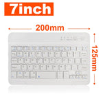 Wireless Keyboard Mini Bluetooth Keyboard for iPad TV Tablet Phone Keyboard Rechargeable Support IOS Windows Andriod