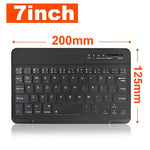 Wireless Keyboard Mini Bluetooth Keyboard for iPad TV Tablet Phone Keyboard Rechargeable Support IOS Windows Andriod