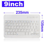 Wireless Keyboard Mini Bluetooth Keyboard for iPad TV Tablet Phone Keyboard Rechargeable Support IOS Windows Andriod