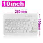Wireless Keyboard Mini Bluetooth Keyboard for iPad TV Tablet Phone Keyboard Rechargeable Support IOS Windows Andriod