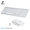 SeenDa 2.4G Wireless Silent Keyboard and Mouse Mini Multimedia Full-size Keyboard Mouse Combo Set For Notebook Laptop Desktop PC