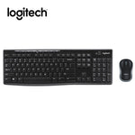 Wireless Mouse Keyboard Logitech MK270/M185 Combo 2.4GHz USB Receiver Dropout-Free Connection For PC Laptop Home Use