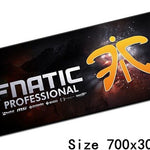 fnatic mouse pads 70x30cm pad to mouse notbook computer mousepad hot sales gaming mousepad gamer to keyboard laptop mouse mat