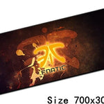 fnatic mouse pads 70x30cm pad to mouse notbook computer mousepad hot sales gaming mousepad gamer to keyboard laptop mouse mat
