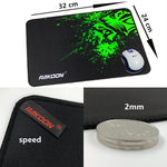 Green Print Large Gaming Mouse Pad Anti-slip Natural Rubber Mouse Mat Keyboard Pad Desk Mat For Laptop Computer Gamer Mousepad