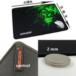 Green Print Large Gaming Mouse Pad Anti-slip Natural Rubber Mouse Mat Keyboard Pad Desk Mat For Laptop Computer Gamer Mousepad