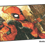 Deadpool mouse pad 80x40cm 3d mousepads best gaming mousepad gamer Mass pattern Fashion mouse pads keyboard pc pad